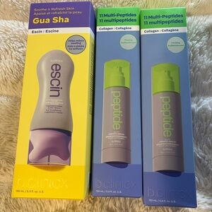 Escin Moisturizer & Peptide Body Oil Set - Purple and Blue